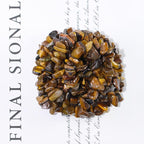 260pcs Natural Tiger Eye Crystal Beads Chips 5mm to 8mm Irregular Gemstone Beads - Image 2
