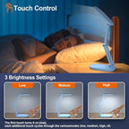 Akejrym LED Desk Lamp for Office & Home, Battery Operated, Foldable & Portable - Image 2