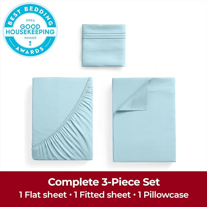 Mellanni Extra Deep Twin Sheets - Image 4