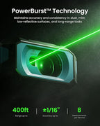 MILESEEY S50 Green-Beam Laser Distance Measure - 400ft Laser Measure - Image 3