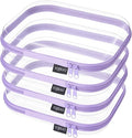 YQBRAO 4-Pack Clear Diaper Bag Organizer Pouches, 1.2mm Ultra-Thick PET Travel by Unknown