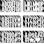 400 Pcs 24 Sheets Letter Stickers, Self Adhesive Waterproof 2.5 Inch Mailbox by Llewyn