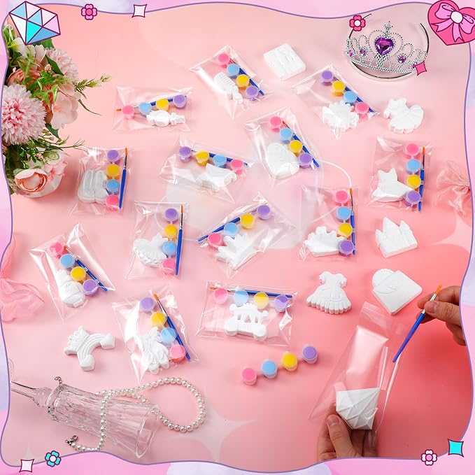 JellyArch 20 Set Princess DIY Painting Kit Ceramic to Paint Your Own Princess - Image 5