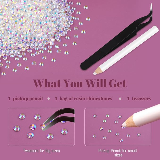 12000PCS 2mm Resin Jelly Rhinestones in Bulk, Bedazzling Flatback Crystals - Image 7