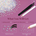 12000PCS 2mm Resin Jelly Rhinestones in Bulk, Bedazzling Flatback Crystals - Image 7