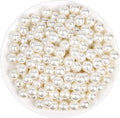 Pearl Beads for Craft, Anezus 200pcs Ivory Faux Fake Pearls, 12 MM Sew on Pearl by anezus