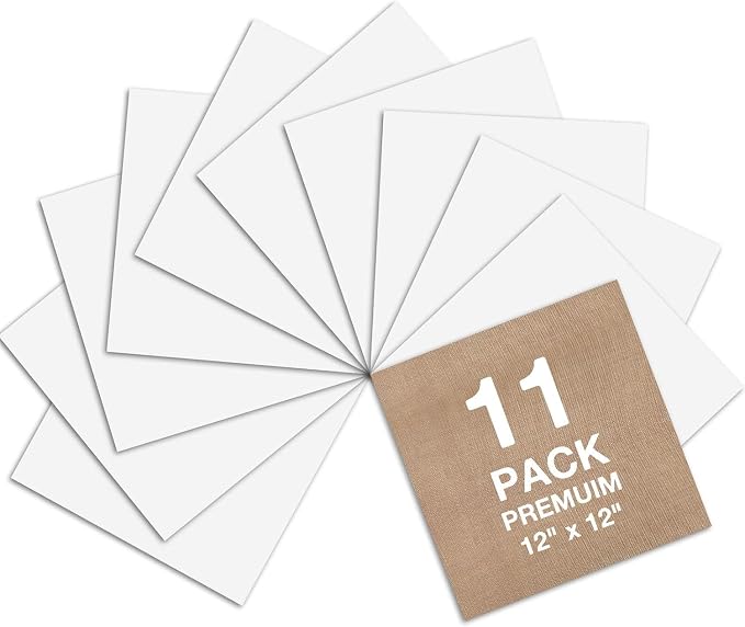 Dysania White Heat Transfer Vinyl, 10 Pack 12 x 12in White HTV Vinyl | Iron on - Image 7