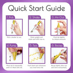 5 Metallic Acrylic Purple Paint Pen - Image 9