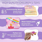 Wooden Puzzles Toys for Kids Ages 3-5, Preschool Educational Brain Teaser Toys - Image 4