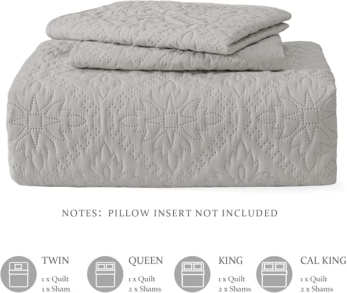 Exclusivo Mezcla Twin Quilt Bedding Set, Lightweight Soft Bedspreads Coverlets - Image 6