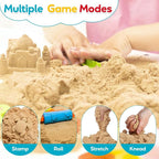 FURWEY 3lbs Play Sand, Natural Brown Sensory Sand, Suitable - Image 4