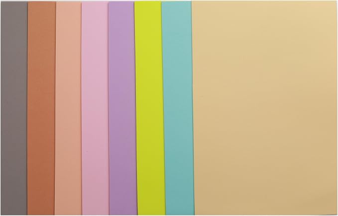 Pastel EVA Foam Sheets, 8 Assorted Colors, 6 x 9 Inch, 2mm Thick – Foam Paper - Image 2