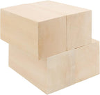 JOIKIT 4 Pack 6 x 3 x 3 Inches Basswood Carving Blocks, Unfinished Soft Wood - Image 5
