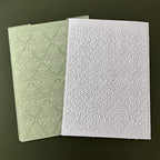 6 Pcs Plastic Embossing Folder Template Love Stars and Flowers Texture A6 Size - Image 4