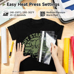 TECKWRAP Heat Transfer Vinyl for T-Shirts, 50+ Washes, REACH Certified & Dryer - Image 9