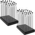 GJJC10B- 2PCS Model Painting Stand Base and 40pcs Alligator Clip Sticks by Evemodel