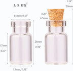MaxMau 64pcs 1ml Tiny Vials - Image 2