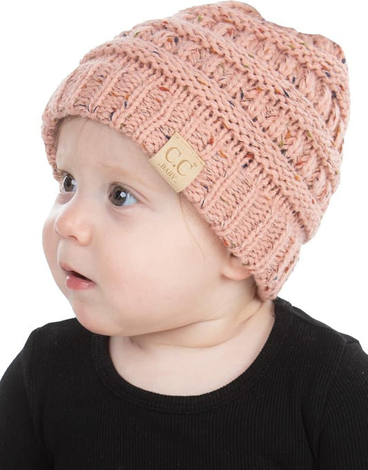 Funky Junque Baby Winter Hat – Cute Newborn Hats, Cozy Warm Infant Beanie, Soft Knit Stocking Stuffer for Babies 0–12 Months