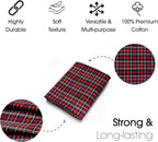 Pico Textiles 10 Yards Bolt Red and Black Tartan Plaid Flannel Fabric - Image 4