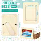 VOKOY 40 Pack Wooden Picture Frames - Image 2