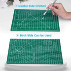 anezus Self Healing Sewing Mat, Rotary Cutting Mat Double Sided 5-Ply Craft - Image 4