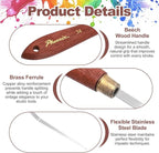 MECCANIXITY Pack of 1 Palette Knife No.34, 9.1" Long Palette Knives - Image 3
