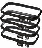 YQBRAO 4-Pack Clear Hard Shell Zipper Case, 1.2mm Ultra-Thick Diaper Bag by Unknown