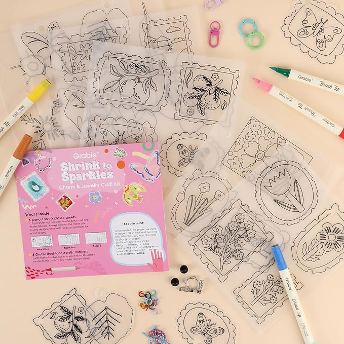 Grabie DIY Shrink Art Craft Kit Jewelry Making Kit - Image 2