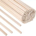 Balsa Wood Strips 80 Pcs, 1/4 x 1/4 x 12 Inch, Unfinished Soft Wood Sticks by BARSHASPACE