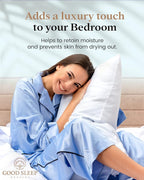 Set of 4 Pillow Cases King, 800 TC 100% Egyptian Cotton, Silky Soft Sateen - Image 4