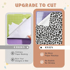 Tintnut Leopard Cheetah Permanent Vinyl Roll 12in x 5ft Adhesive Vinyl | Black - Image 4