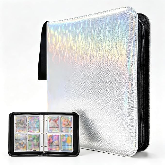 Trading Card Binder 4-Pocket Zippered by Unknown