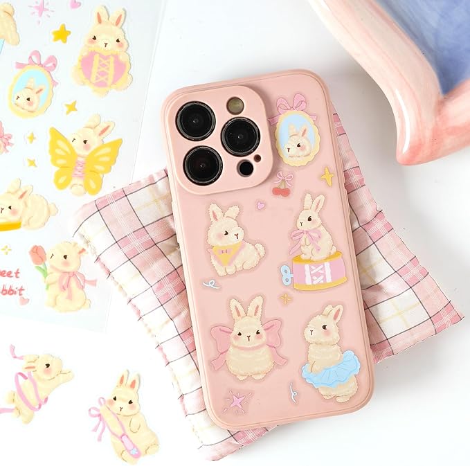 128Pcs Cute Pets for Scrapbooking, Self-Adhesive Transparent Cute Pets - Image 3