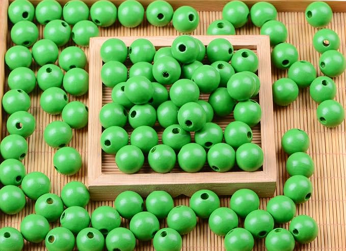 AD Beads Large Hole Wood Spacer Wooden Jewelry Making Bracelet Necklace - Image 4