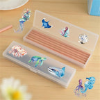 50PCS Marine Animal Stickers PET Transparent Stickers Starfish, Sea Turtles - Image 4