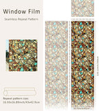 funlife Original Hand-Drawn Privacy Stained Glass Window Film, Single Sided - Image 3