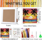 Tiwabb Beach Scenery Cross Stitch Kits - Image 3