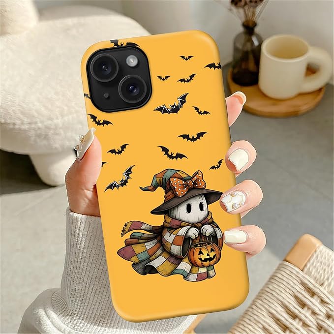 Case for iPhone 13/14, Scratch Resistant Hybrid Double Layer Hard Shell，Cute - Image 6