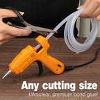 30 Pack Long Mini Hot Glue Stick Rolls, Each 3 FT Long x 0.27" Diameter Glue - Image 3