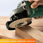 BLEKOO 4PC Angle Grinder Wood Carving Disc Set, - Image 5