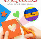 Self-Adhesive EVA Foam Sheets for Crafts – 2mm Thickness 8 Orange Sheets - Image 4