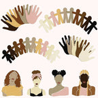 Whaline 20Pcs Skin Tone Felt Fabric Sheets Skin Tone Soft Thick Assorted Cream - Image 4