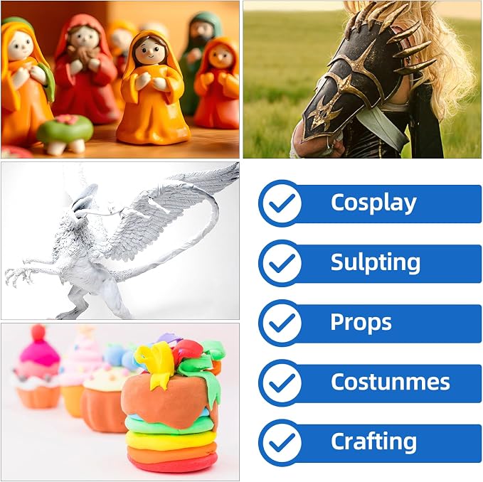 Moldable Cosplay Foam Clay Skin Colors – High Density and Quality - Image 2