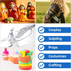 Moldable Cosplay Foam Clay Blue Colors – High Density and Quality - Image 2