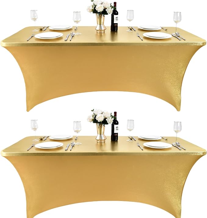 2-Pack 4ft Spandex Table Covers by Unknown