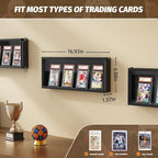 Emfogo Card Display Case, 6 Pack Trading Card Display Frame Wall Mount - Image 6