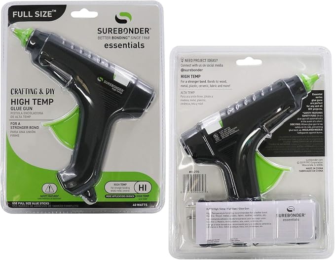 Surebonder H-270 Essentials Series 40 Watt Full Size High-Temperature Hot Glue - Image 3