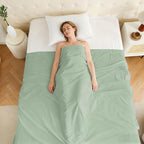 Bulk Twin Flat Sheets Only, 6 Pack Quick Sort Top Bed Sheet, Color-Coded Label - Image 7