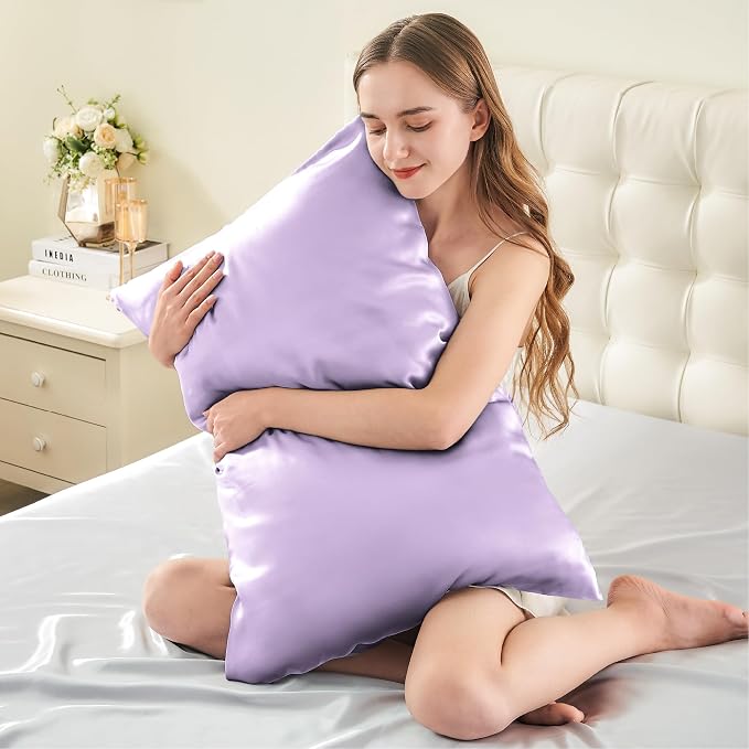 INFIIXSO Mulberry Silk Pillow Cases King Size Set of 2, Silk Pillowcase - Image 3
