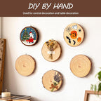 FSWCCK 6 PCS Unfinished Wood Slices - Image 5